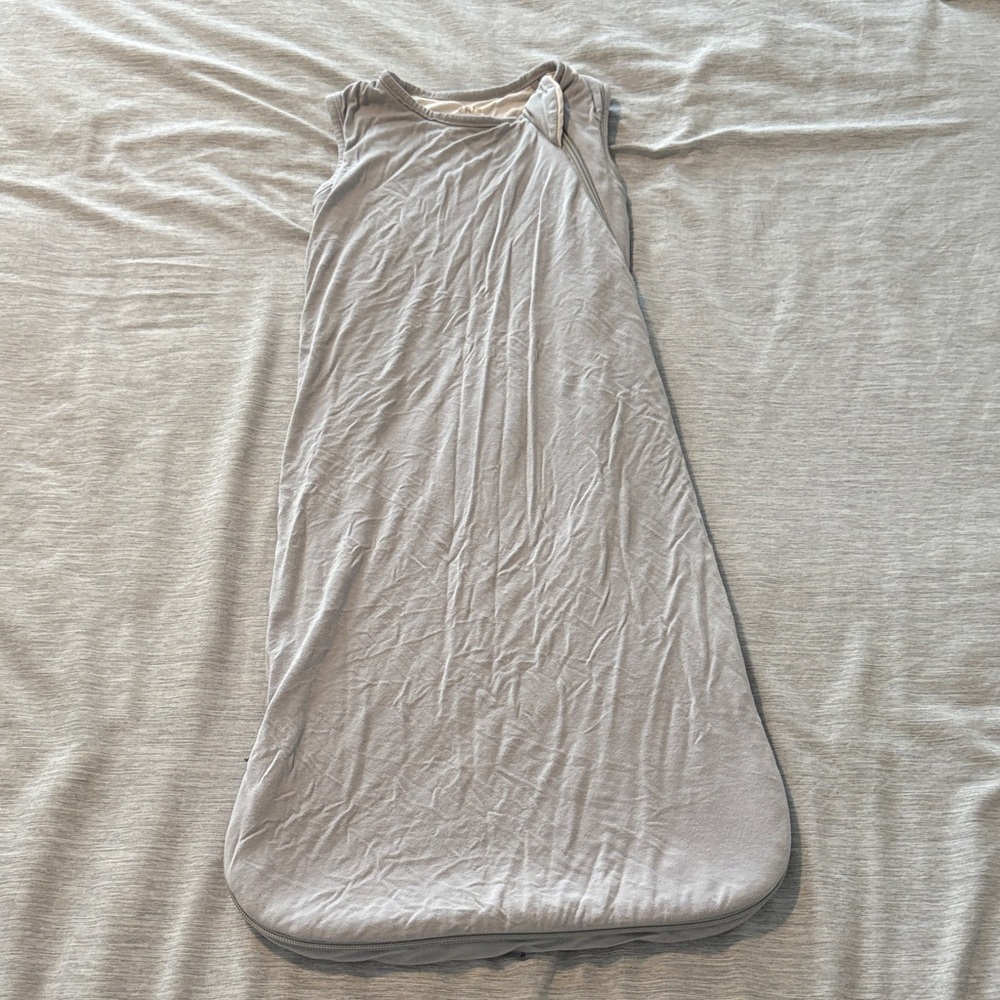 Kyte Baby Soft Gray Sleeveless Sleep Sack